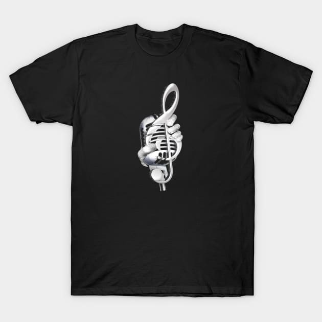 Microphone T-Shirt by Graph'Contact